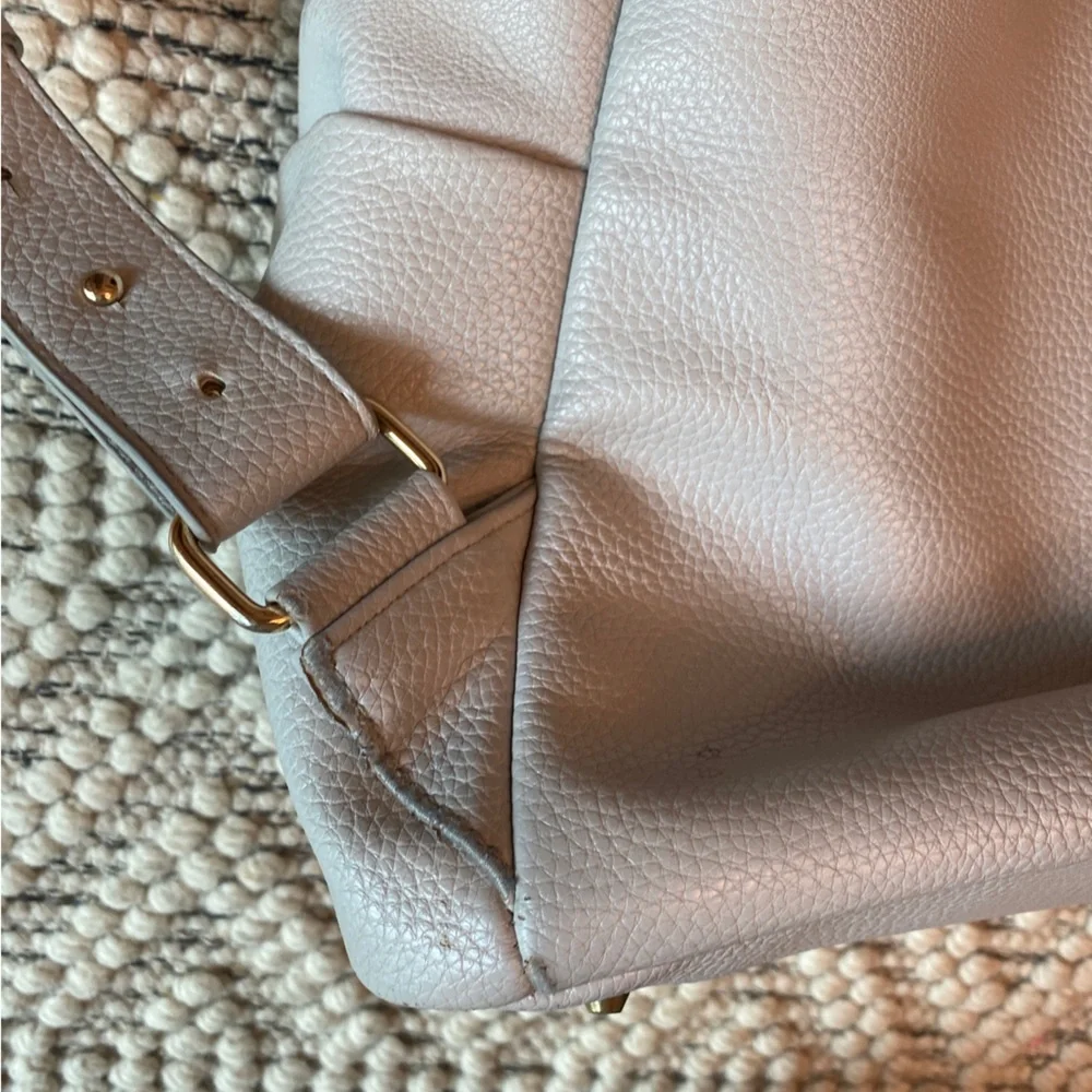 Luli Bebe Monaco Stone Grey Vegan Leather Backpack